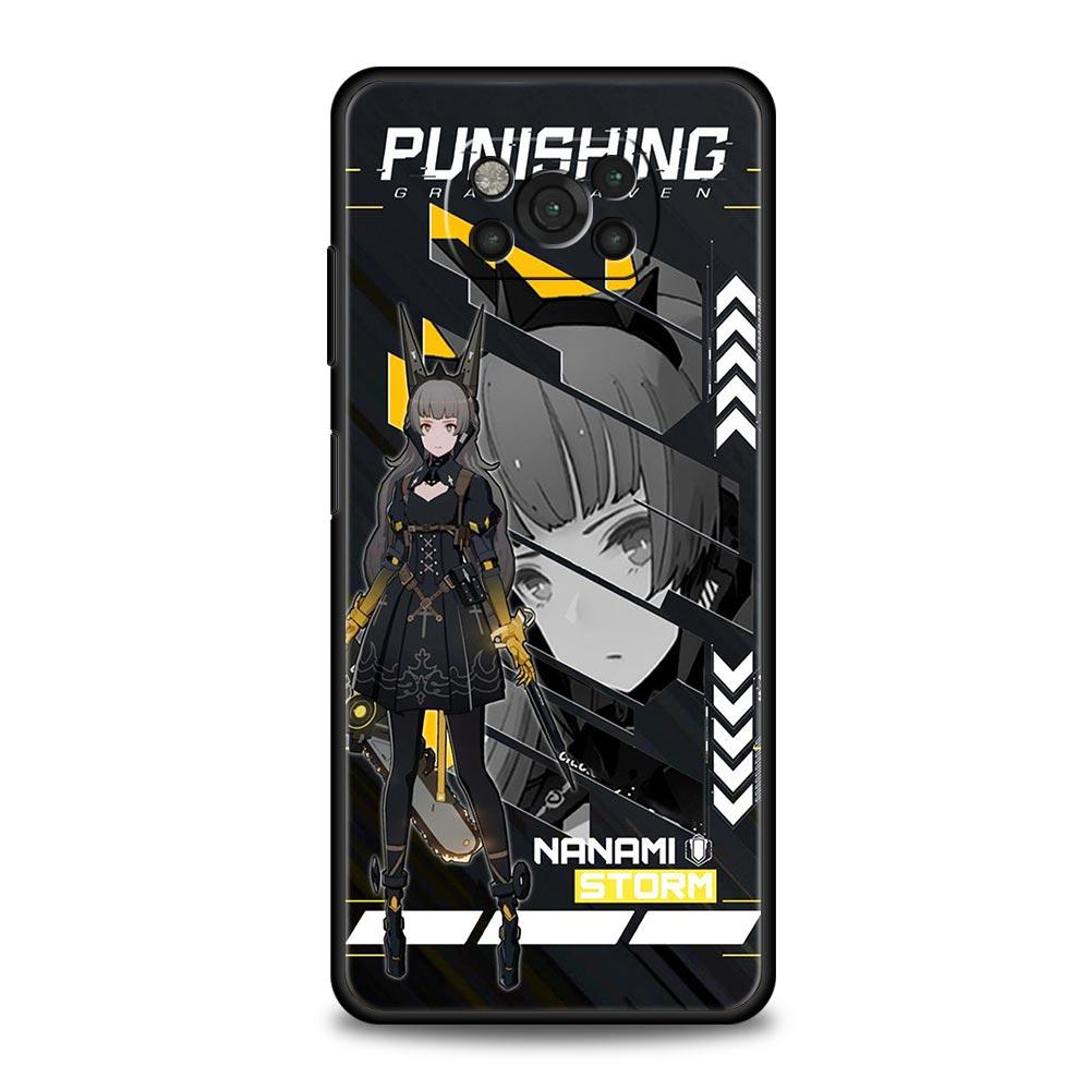 

Punishing Gray Raven Anime For Xiaomi Poco X5 Pro Phone Case For Poco X4 X3 NFC F5 F4 F3 GT M5 M4 Pro 5G M3 C51 C50 C55 Cover Poco X3 GT
