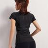 Women's Quick-Dry Mesh Yoga T-Shirt - Slimming, Breathable Summer Fitness Wear
