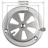 1Pcs Adjustable Vent Hole BBQ Grill Exhaust Vent Silver Air Control Valve  for Oven Test Chamber