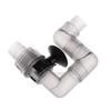 Canister Filter Outflow Outlet Rainfall Pipe Aquarium External Filter Accessories Parts with Suction Cups for Fish Tanks