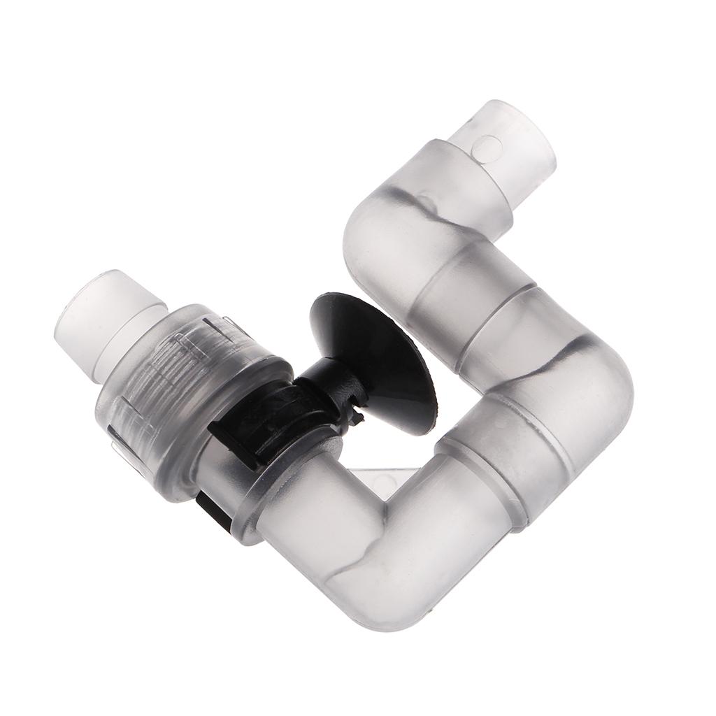 Canister Filter Outflow Outlet Rainfall Pipe Aquarium External Filter Accessories Parts with Suction Cups for Fish Tanks