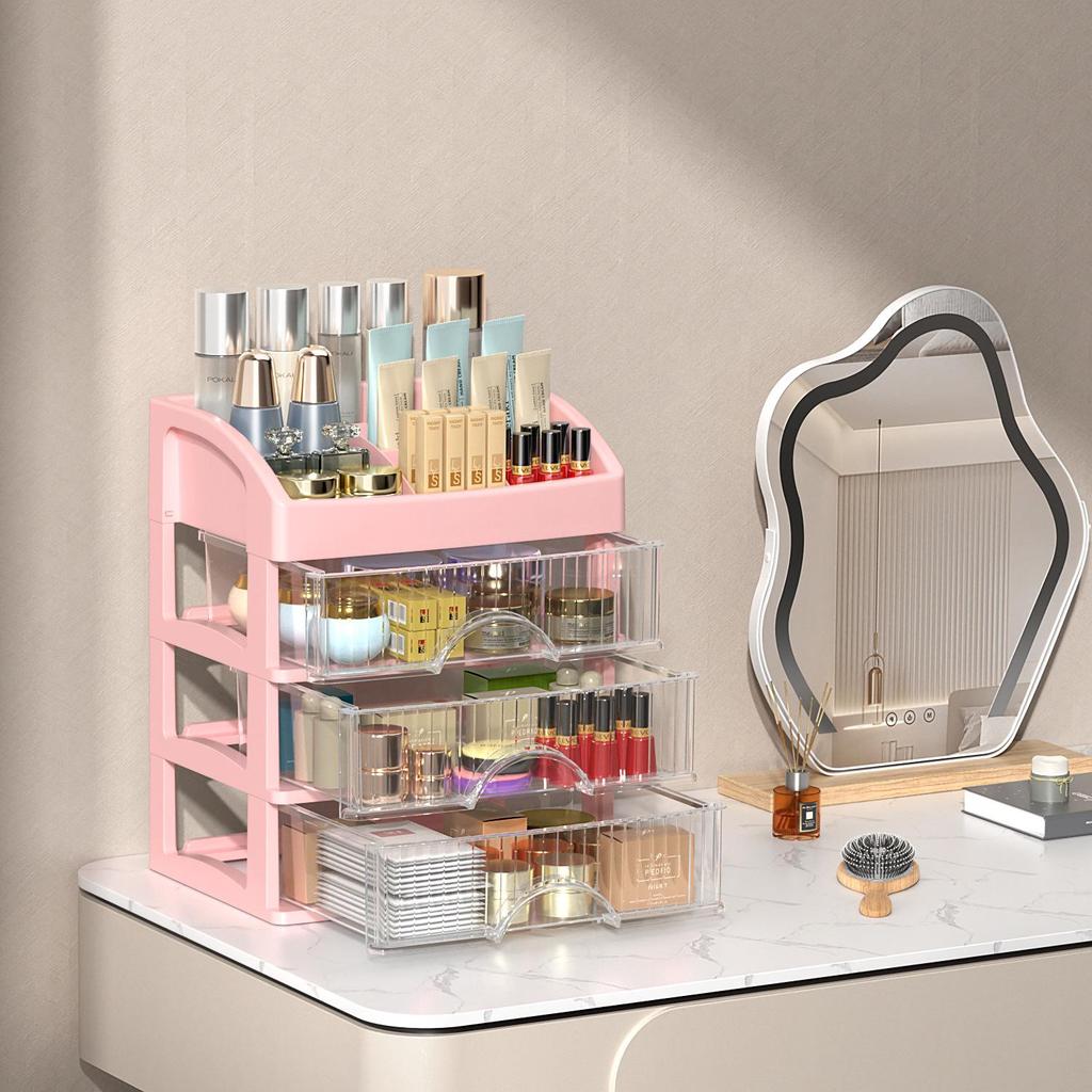 Multi-Layer Desktop Organizer: Hair Accessories, Jewelry, Cosmetics, Stationery Storage Box