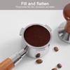 Espresso Tamper 51mm Wooden Handle Coffee Tamper Household Coffee Tampers Accessories Tools For 51mm Portafilters