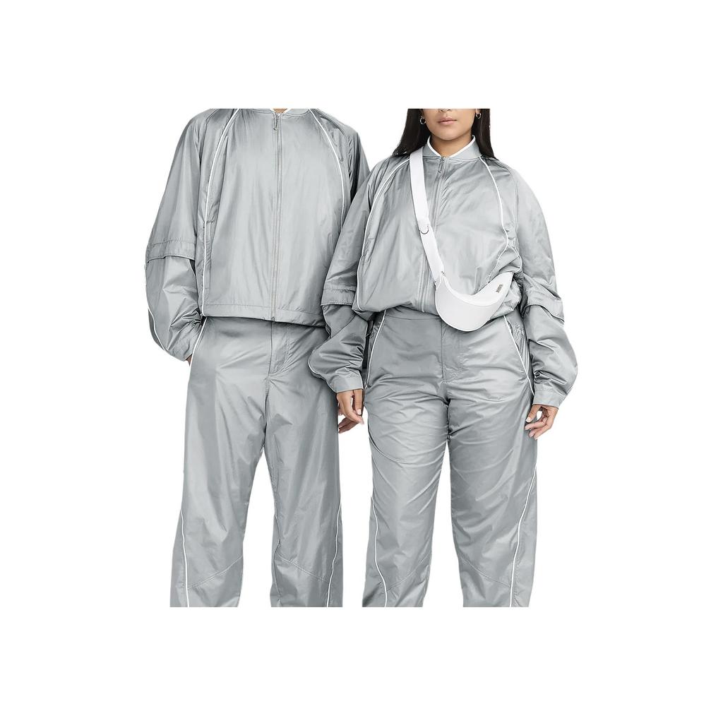 Jacquemus X Nike Track Jacket (Asia Sizing) Silver Unisex Streetwear FV5698-073