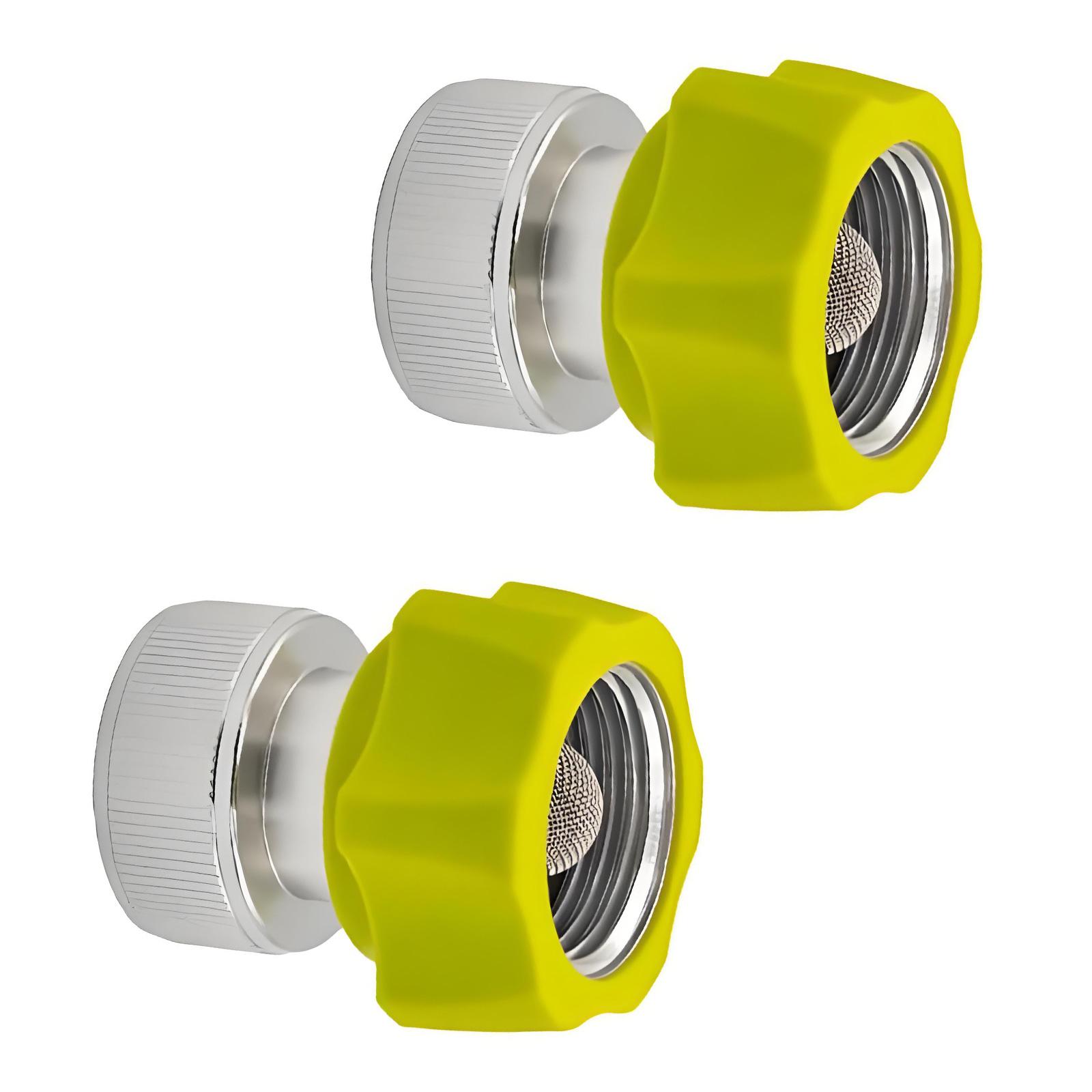 2Pcs Professional Pressure Washer Coupling Rustproof Connection Daily Pressure Washer Adapter Set Quick Connection 1