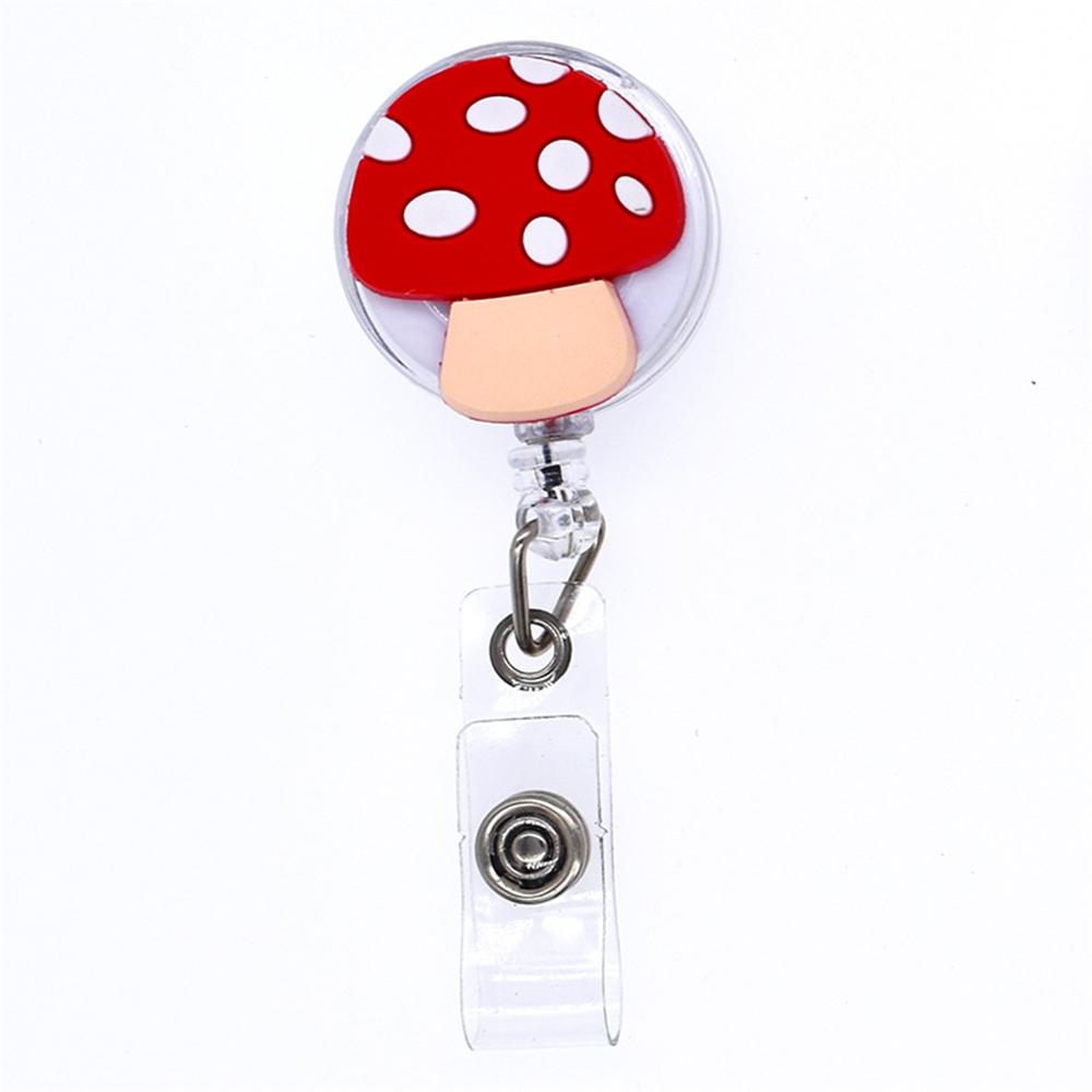 ID Card Name Card Holder Badge Holder Clip Retractable Badge Key Chain ID Badge Holder Nurse Doctor