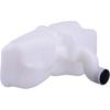Mallofusa Motorcycle Radiator Water Coolant Reservoir Overflow Tank Replacement Accressory Fit for Kawasaki Ninja 400 2018-2022 White