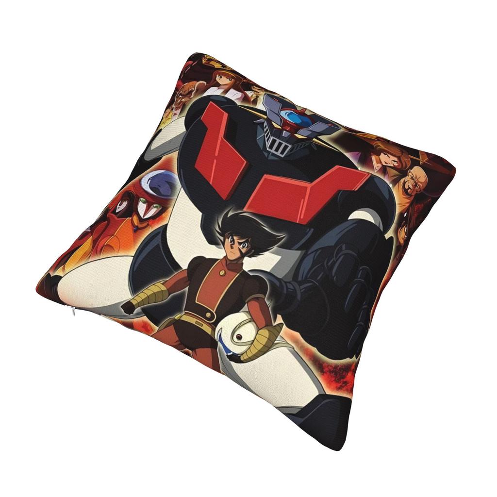 Ufo Robot Grendizer Pillowcase Soft Polyester Cushion Cover Decorative Throw Pillow Case Cover Bedroom Zipper 18''