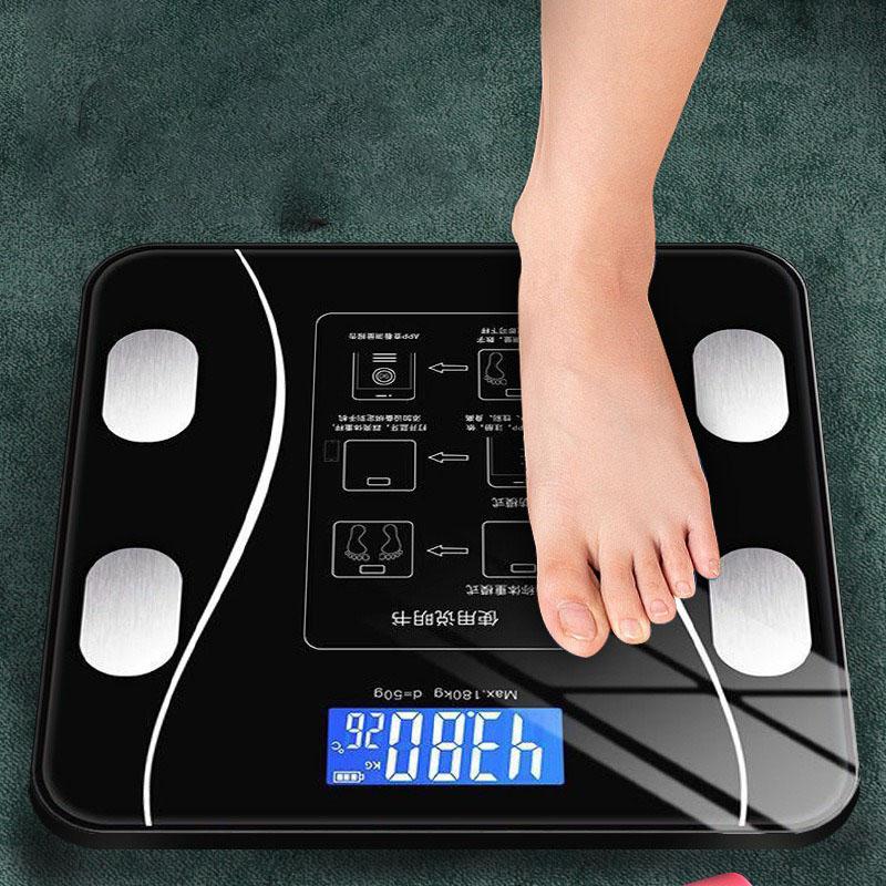 Smart Bluetooth Body Fat Scale with Bluetooth Connectivity LED Display Weight Loss Precision Electronic Scale with Mobile App