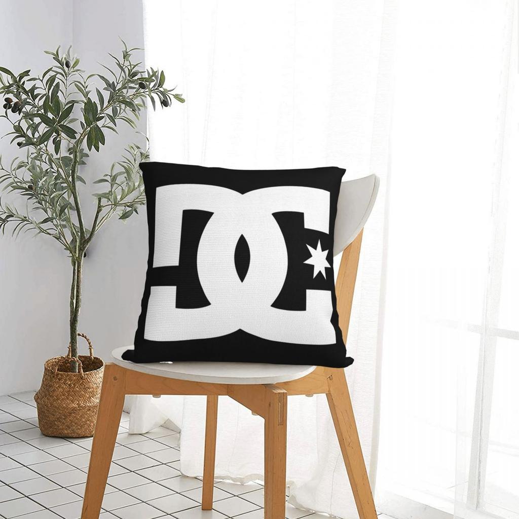 DC Shoe Co Fronha Quadrada Capa de Almofada Almofada de Encosto para Casa Quarto Carro