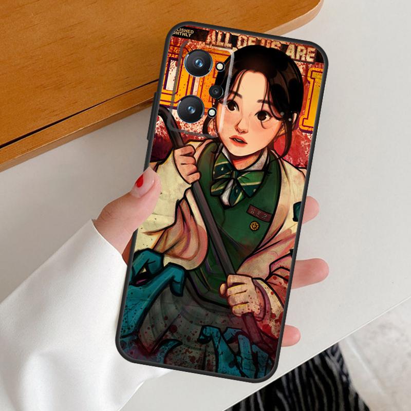 

All of us are dead Hot For Realme GT7 GT6 15 Pro 10 11 12 13 14 Pro Plus C65 C63 C61 C55 C51 C53 C35 C75 C67 Case Realme C35