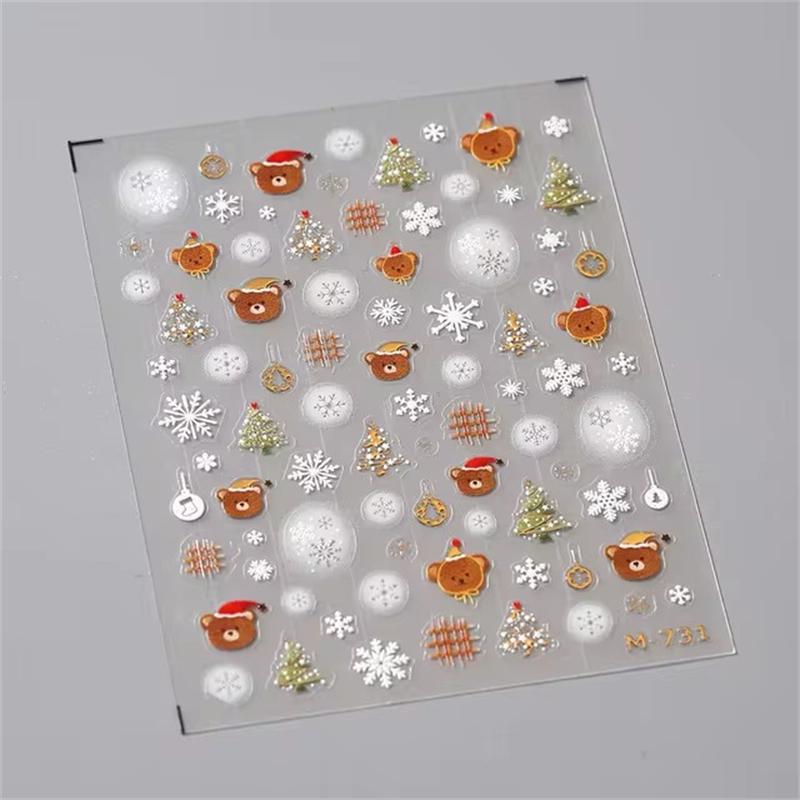1PCS French Jelly Nail Stickers Dreamy Bubble Meteor Butterfly Star Moon Self Adhesive Stickers For Nail DIY Nail Art Decoration