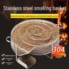 Rectangular Barbecue Grill Cold Smoke Generator - Round 304 Stainless Steel Smoker Box