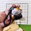 Cartoon Maneki Neko Pendant Get Rich Horse Year Pendant Funny Car Keychain  Home Decor