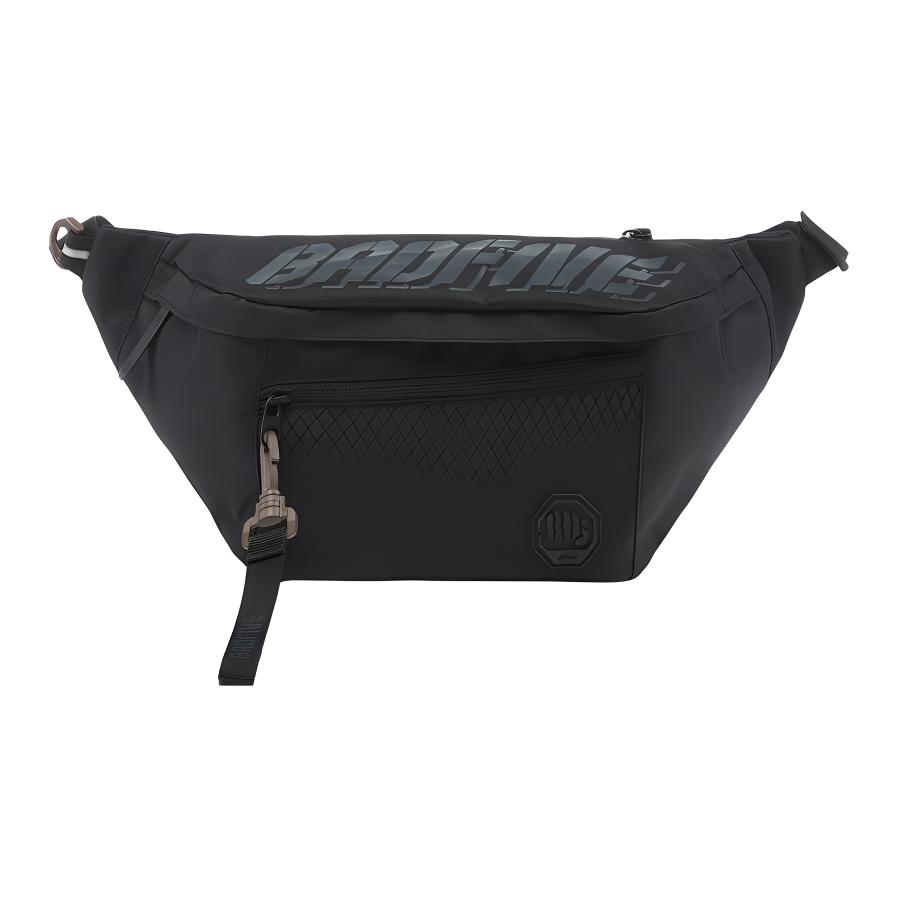 New LiNing BadFive Collection Basketball Collection Polyester One Shoulder Crossbody Bag, Sling Bag Regular Unisex Black ABDU281-1