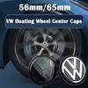 2026 New NN-4pcs car floating Wheel Center Hub Caps 56mm 65mm  wheel cover For VW Polo Golf 4 5 6 7 Touran Passat B5 B6 B7 accessories