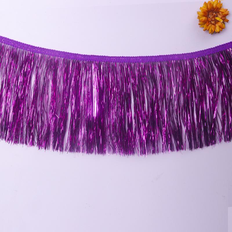 10yard 15/20cm Sequin Tassel Fringe Latin Dress Lace Trims Stage Clothes Decoration Ribbon Tape DIY Sewing Accessories