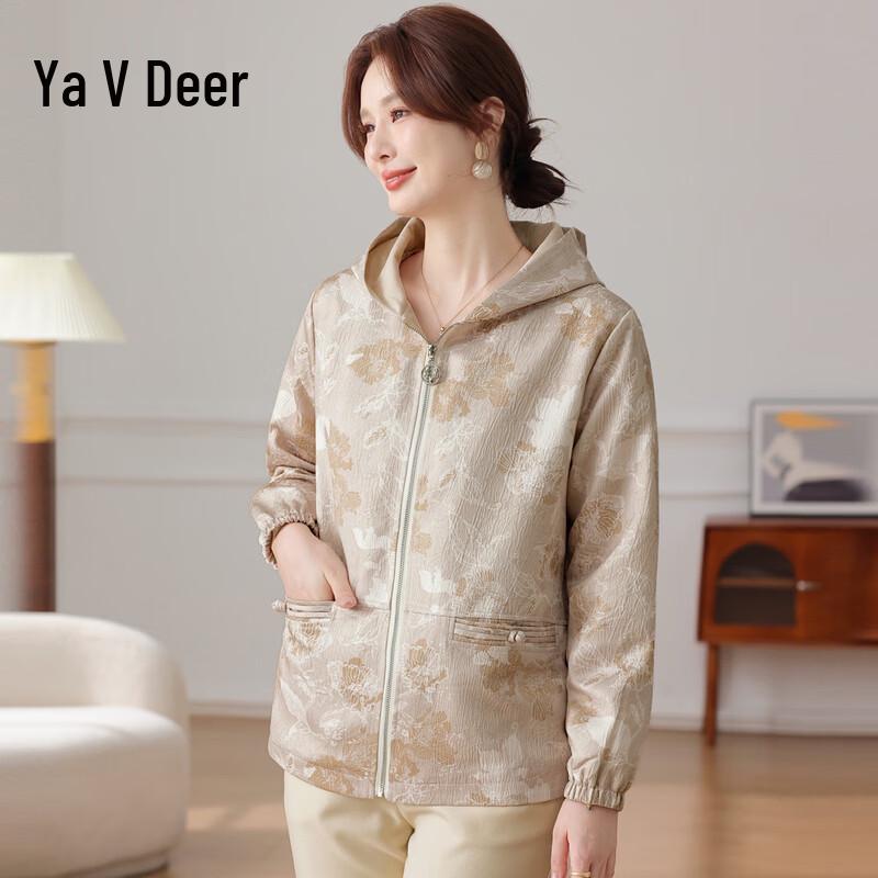 YaLu Women s Spring Hooded Jacket 4XL