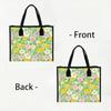 Floral Tote Bag Fashion Canvas Handbag Casual Large Capacity Shopping Purse for Daily Use