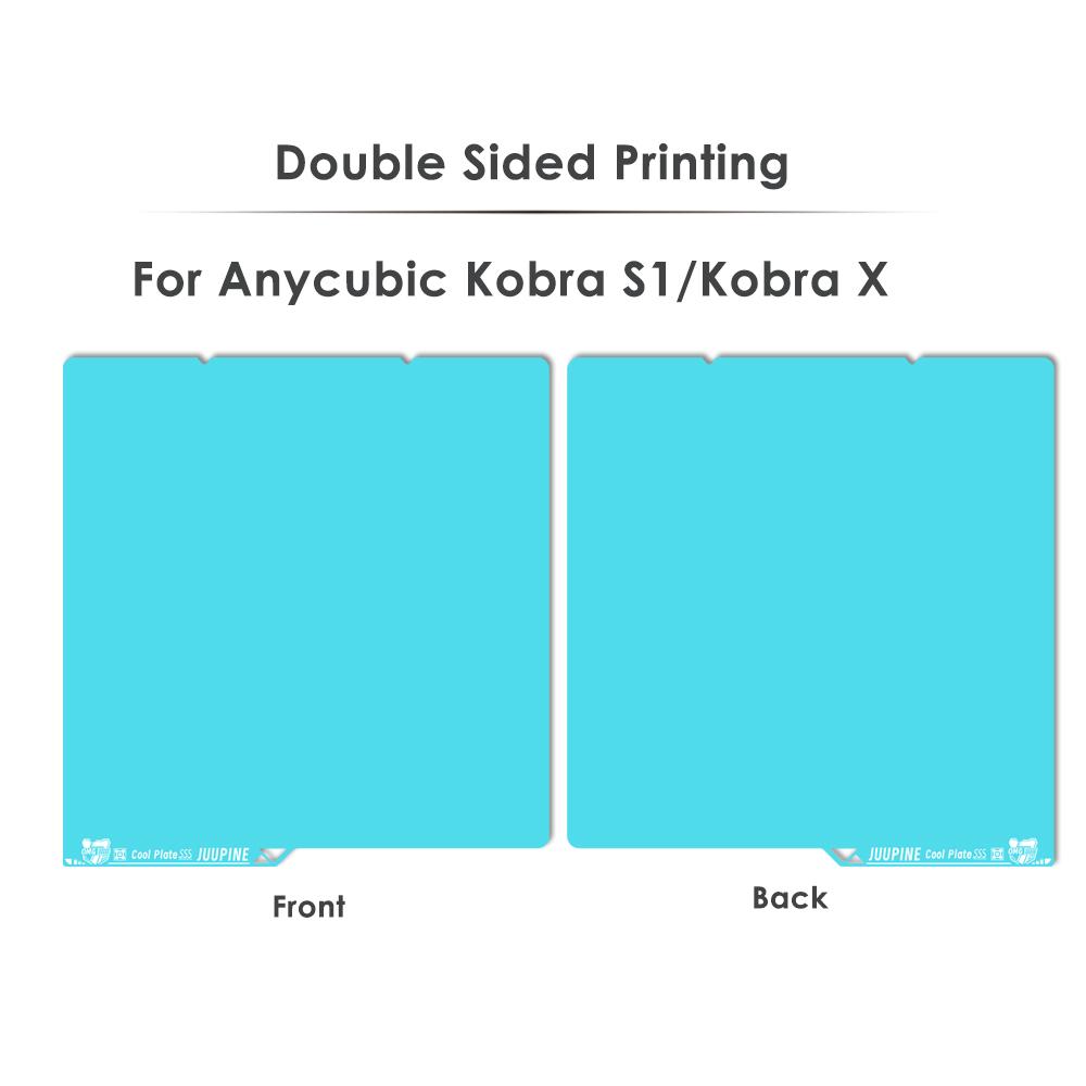 for Anycubic Kobra S1 Kobra X Build Plate Kobra 3 Cold Bed NEW OMG Glacier PLA PETG Lower Temp Printing 3d Printer Accessories