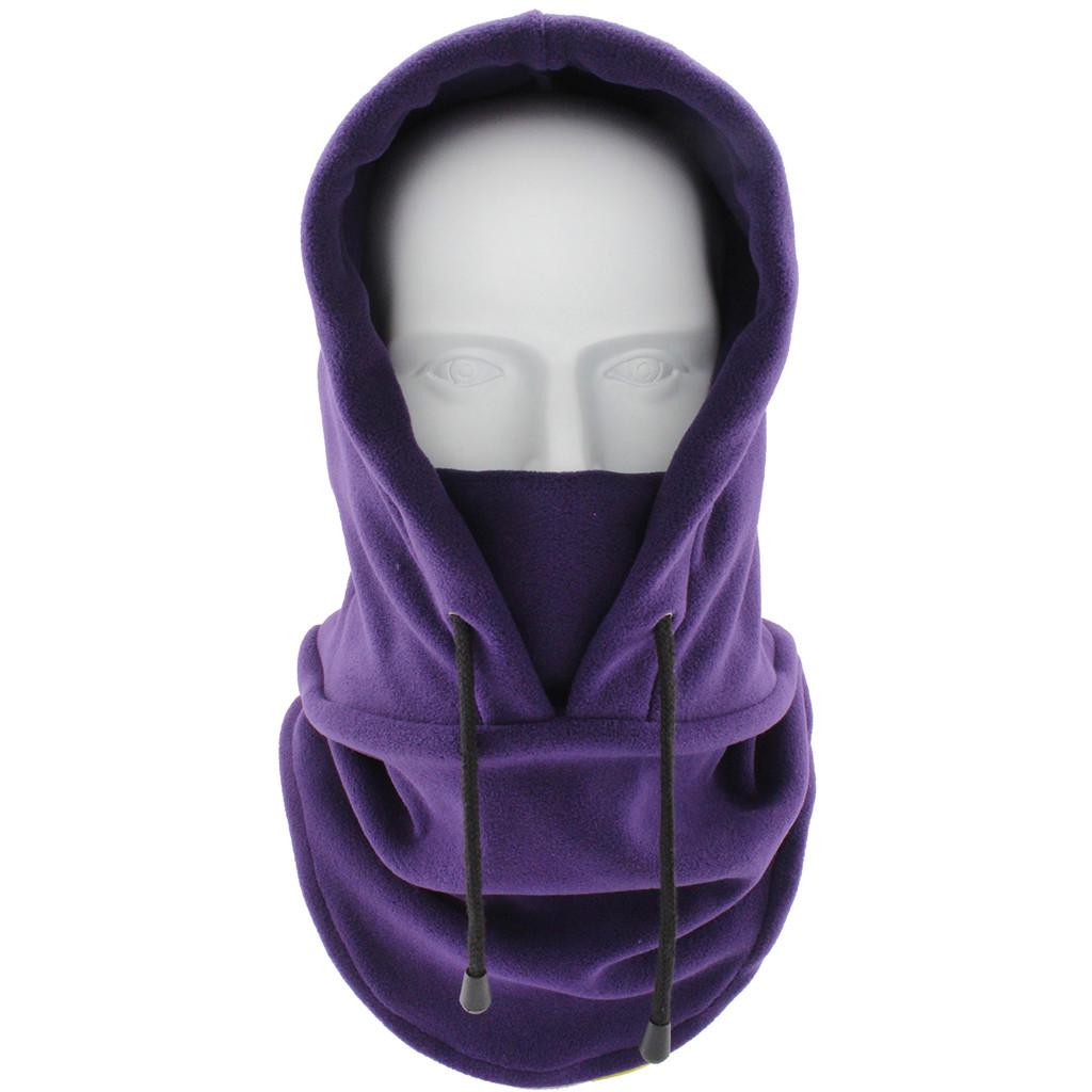 Updated Quality Bicycle Cap Ski Balaclava Winter Wind Resistant Cap Outdoor Use Hood Cap Cold Padded Hood Beanies Plush Warm Hat