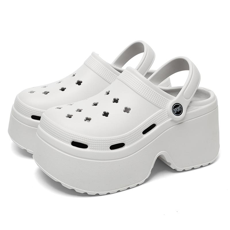 House Cloud Slipper Clog Woman Charm Sandal Flip Flops Beach Non Slip Home Shoe High Heel Platform Female Slides Ladies Outdoor