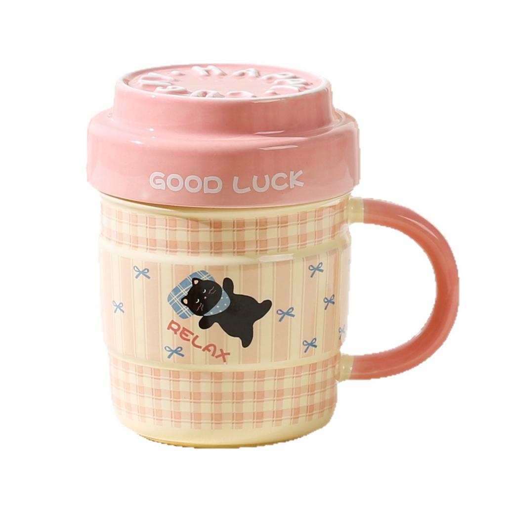 Cartoon Katze Keramiktasse Keramik Kaffeetasse Trinkgeschirr Bierkrüge Lustige Tassen Originale Frühstückstassen Tasse für Tee Personalisiertes Geschenk
