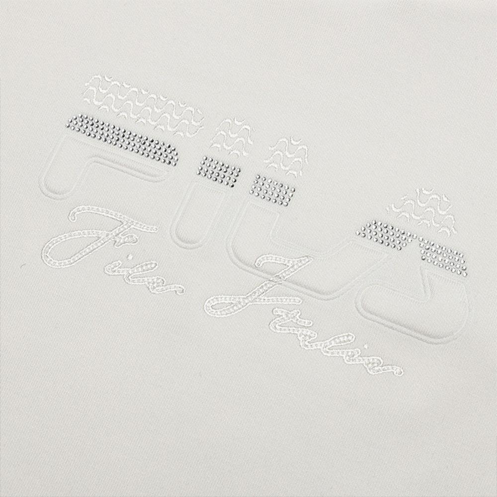 Fila Lifestyle White Casual Versatile Knitted Hoodie Women Hoodies F61W443201F-IV