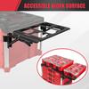 Work Table Side Storage Workbench Stand Folding Aluminum Alloy Versatile High Performance Portable