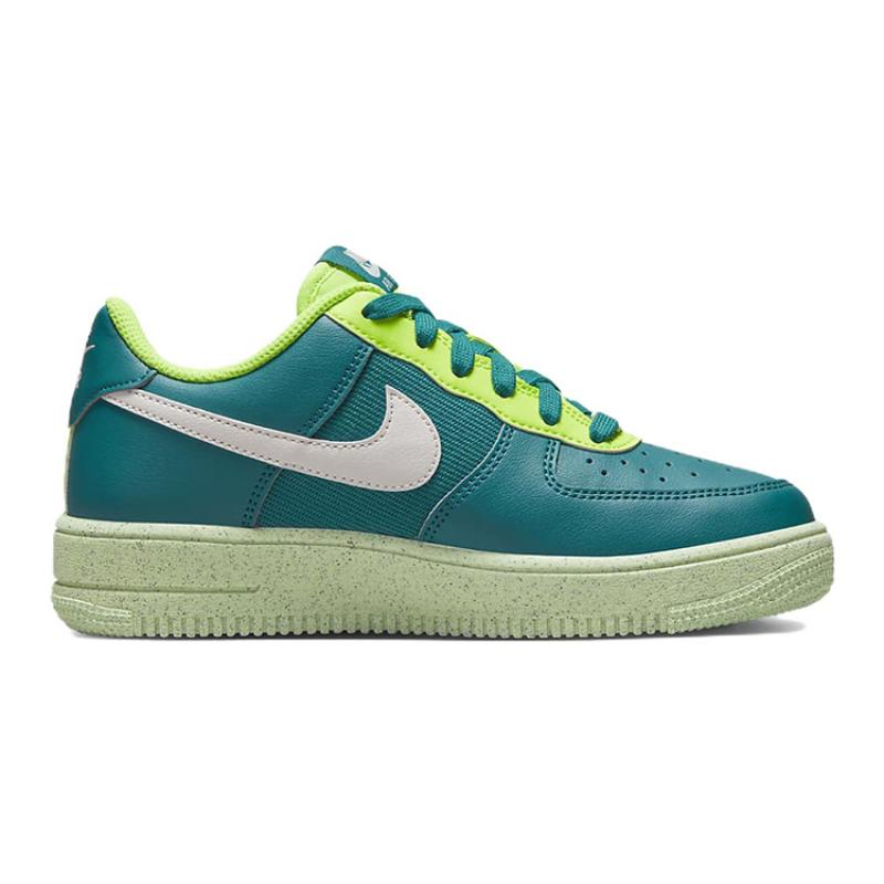 Nike Air Force 1 Crater Next Nature GS Bright Spruce Volt Sneakers DM1086-300