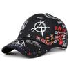 Unisex Colorful Eye Graffiti Print Baseball Caps Outdoor Adjustable Spring and Autumn Casual Sunscreen Hat