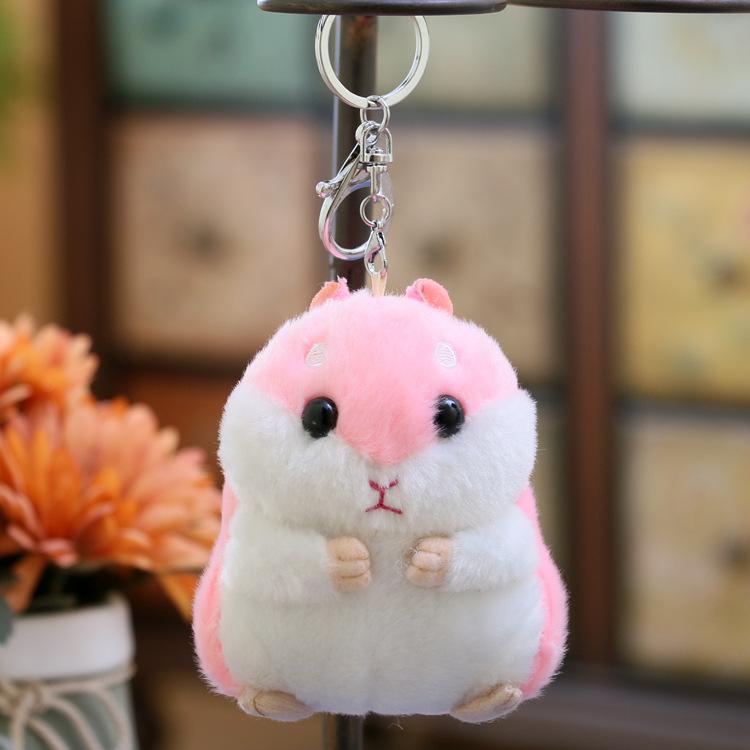 Year Of The Rat Mascot Little Mouse Pendant Cute Soft Cute Little Hamster Keychain Bag Plush Doll Doll
