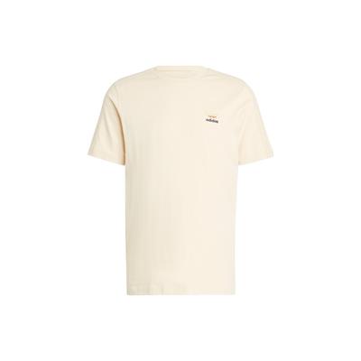 Originals Trefoil ACP Tee with Cartoon Print, Crew Neck, Short Sleeve, American Vintage Men Tops Rock-Layer-Sandstorm HZ1155