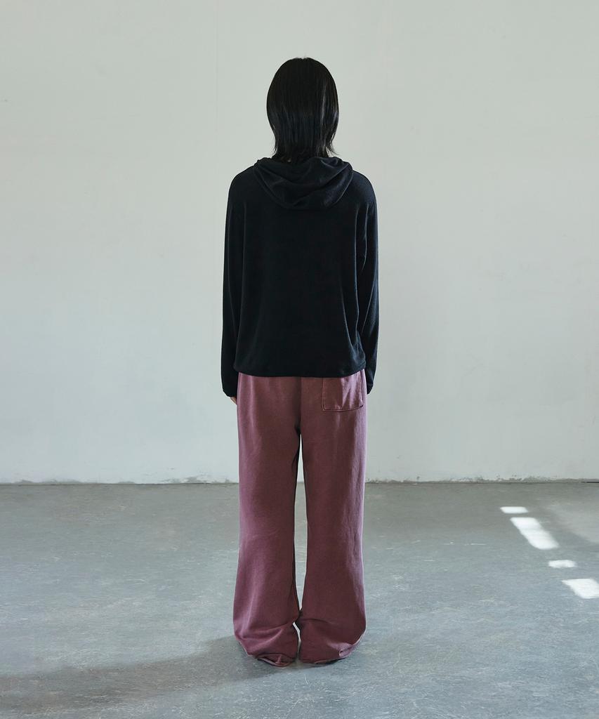Seukeulaeteulpigsel Garment-Dyed Flare Training Pants [Wine]