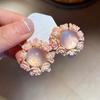 Ear Jewelry Bohemian Earrings Women Rose Sweet Flower Earrings Fashion Flower Stud Earrings  Party