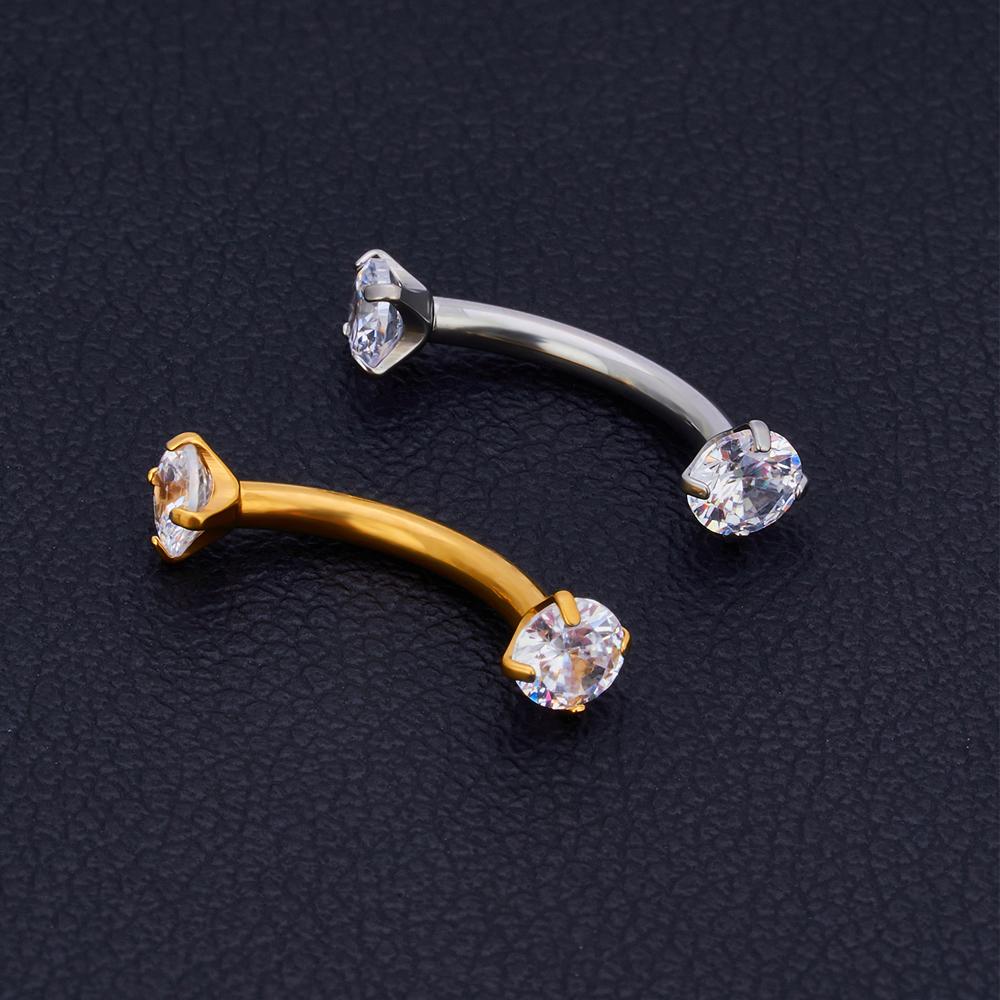 1/5/10pcs G23 Titanium Piercings Labret Stud Lip Nose Piercing Kit Eyebrow C Rod Body Jewelry ASTM-F136 Cartilage Earring