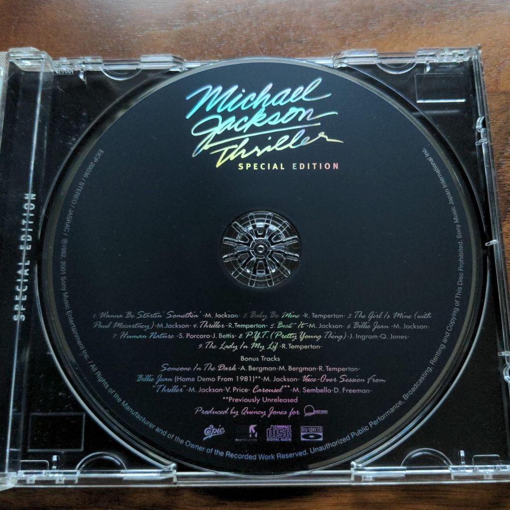 [USED] Michael Jackson Thriller Special Edition