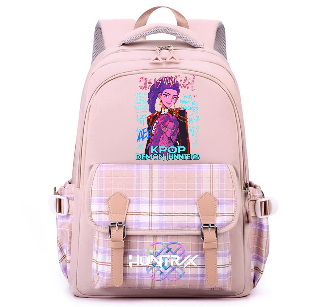 Anime K-Pop Printed Large Capacity Backpack for Teenger Student Girl Boy Schoolbag Bookbag Women Large Capacity Waterproof Travel Bag Kid Gift