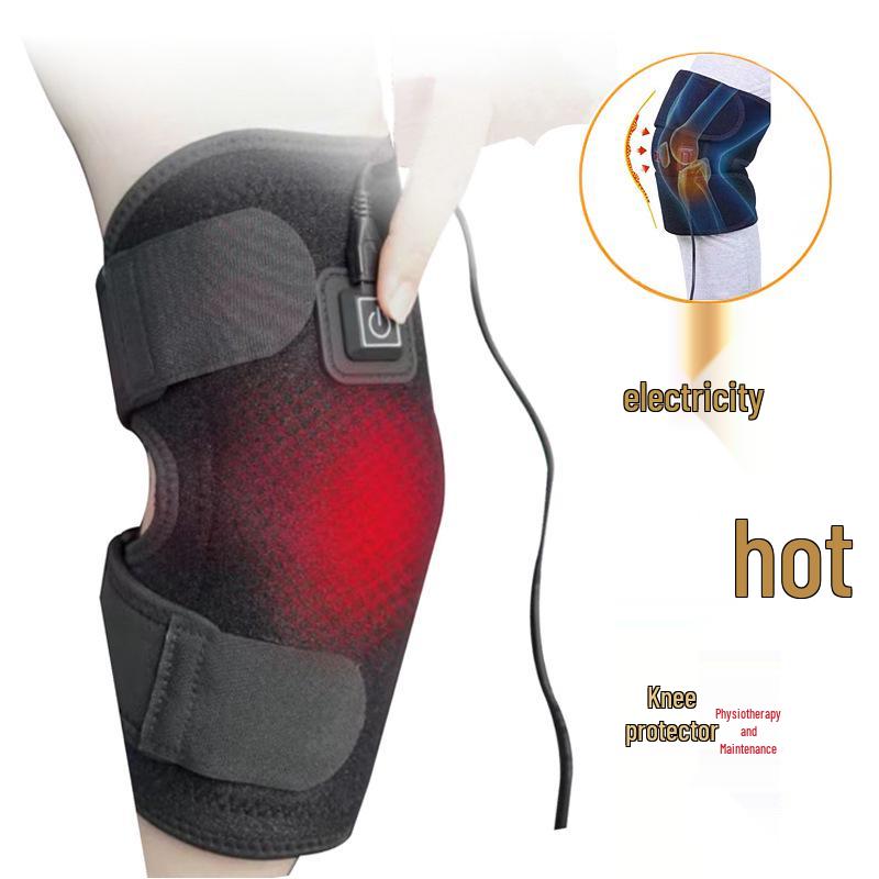 

Унисекс Электрические Грелки для Коленей с Подогревом: Защита от холода и комфортная экипировка чёрный