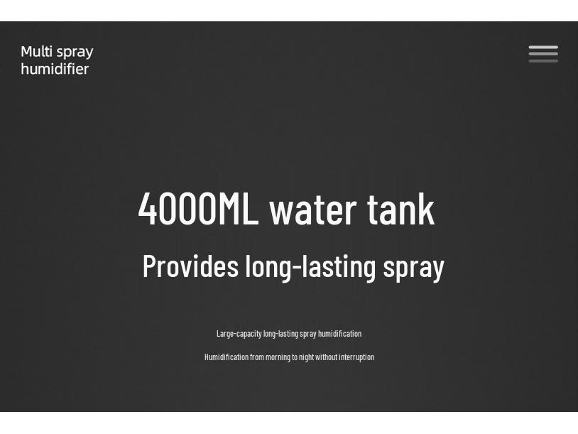 USB Three-Head Spray Air Humidifier for Home, Bedroom, Dorm, or Office