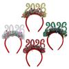 Hard wearing Plastic Christmas Head-dress 4PCS Assorted Styles Santa Hat Deer Antlers For Holiday Gatherings School Activity New Arrival