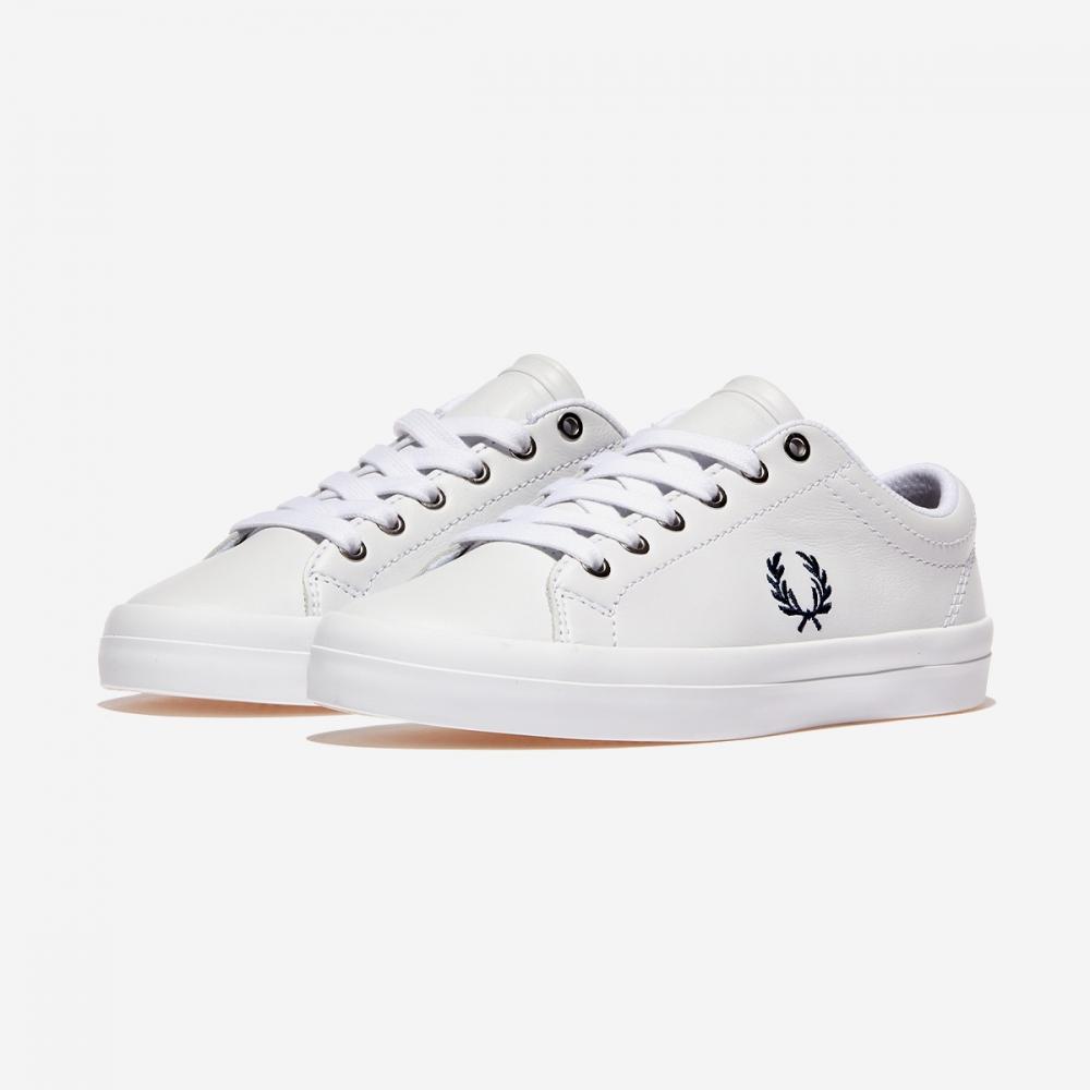 Fred Perry Baseline Leather B7311 White French Navy  200 