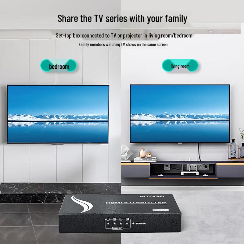 MT-viki 4K HDMI 2.0 Splitter 1x4