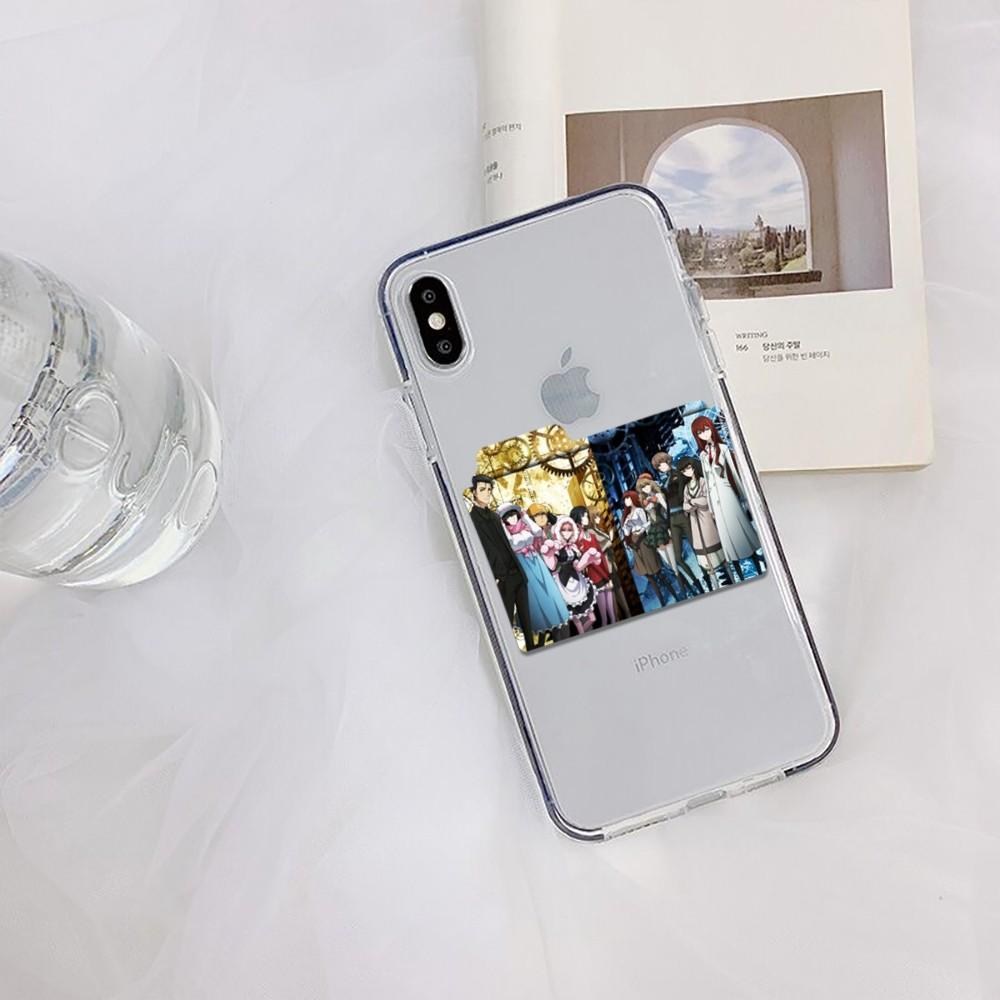 

Steins Gate Okabe Anime Phone Case For iPhone 15 11 12 13 14 Mini Pro Max XR X XS TPU Clear Case For 8 7 6 Plus SE 2020 iPhone 14 pro