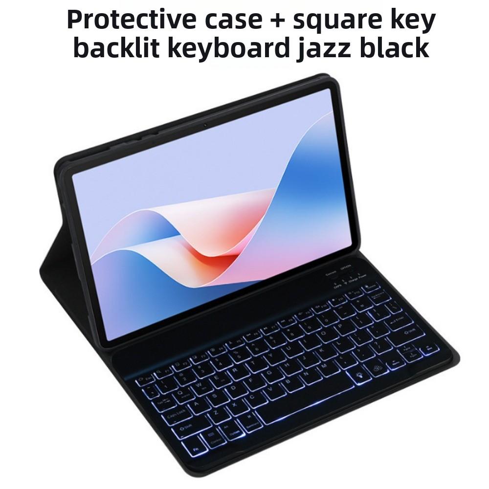 Bluetooth Keyboard Case for Xiaomi Pad 7 Pro Backlit Keyboard Cover with Touch Control for Redmi 10 6 Inch Tablet