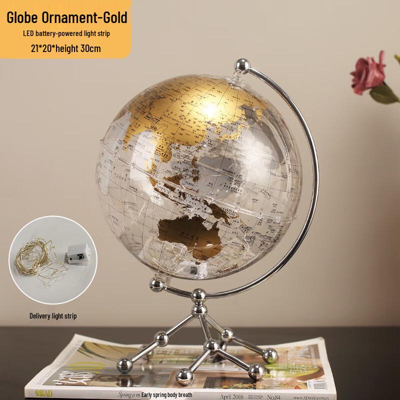 Светящийся Глобус Настольное Украшение для Книжной Полки