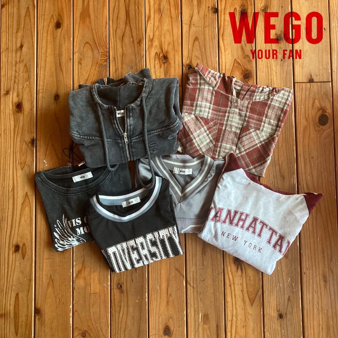 WEGO Women s 6-piece set sold *Free size* Short sleeve shirt & long sleeve hoodie