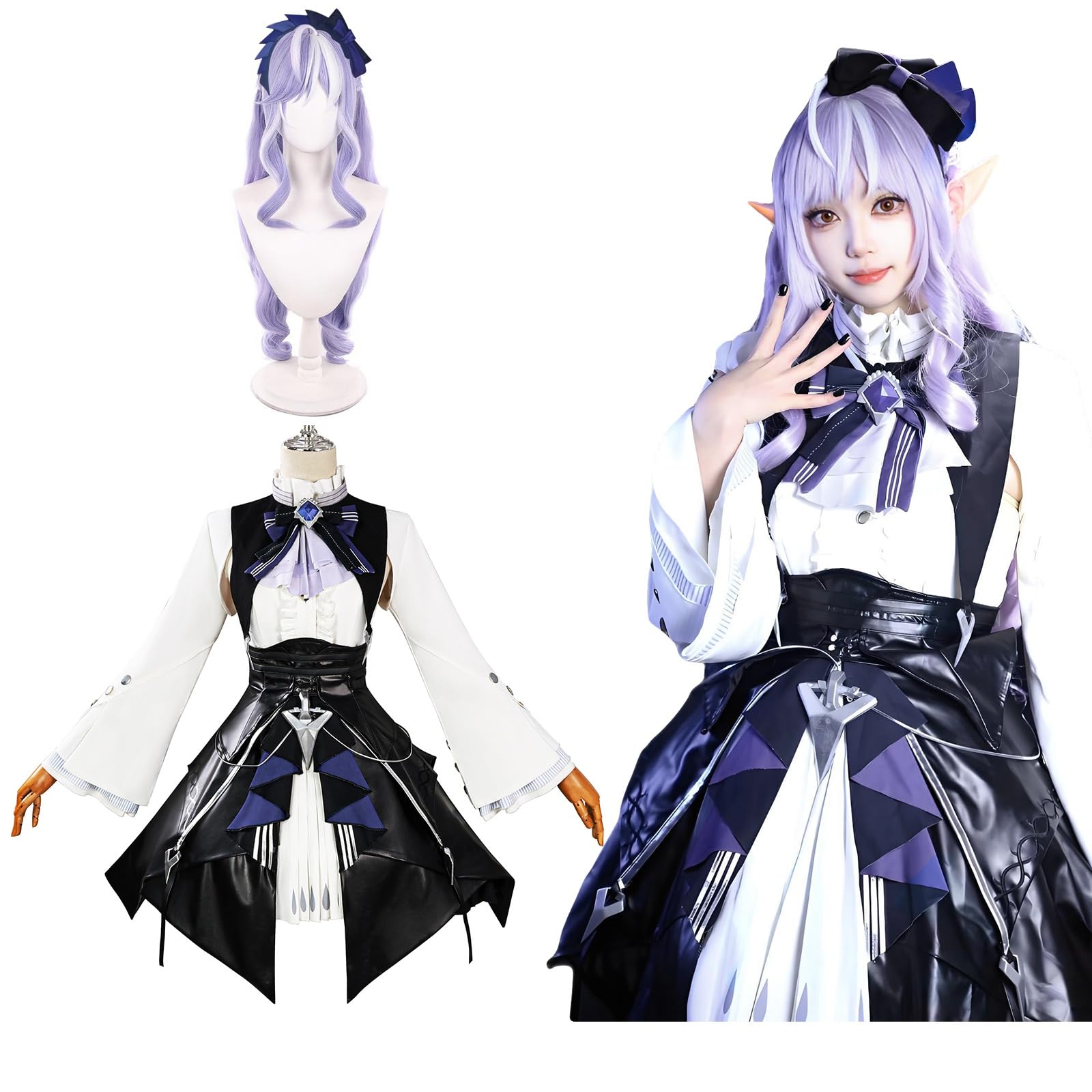 

Vivian Banshee Cosplay Costume with Wig Phantom Thieves ZenZero Cosplay Outfit for Adults Fancy School Stage Costume Banshee with [Kamihei Ryohin] - -