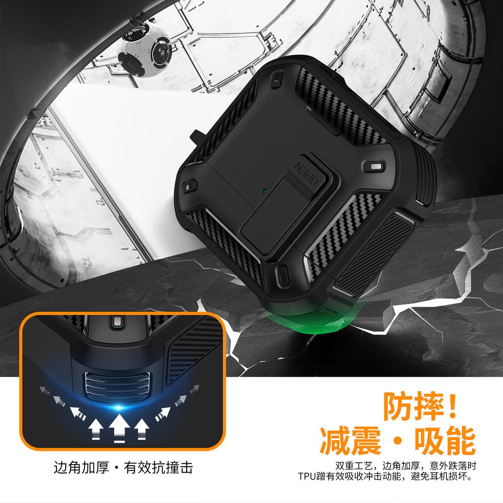 Two-color AirPods 1 Protective Case Pro1 Earphone Case Protective Case Apple Wireless Bluetooth 1st Generation Earphone Case