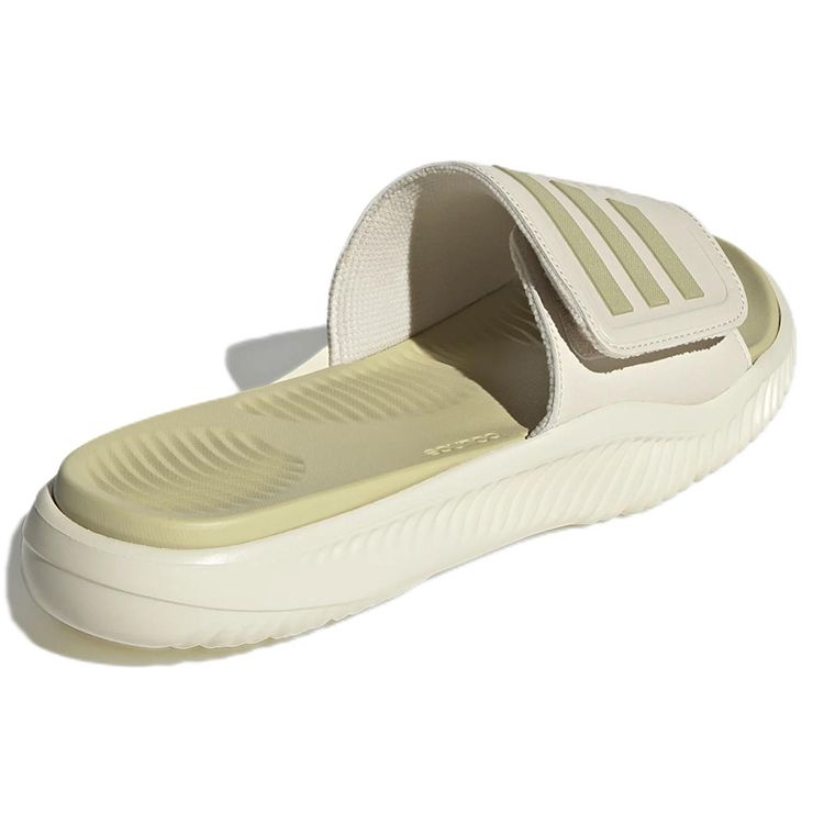 Adidas Alphabounce Slide Wonder White Sandy Beige Metallic Unisex Sneakers Cream GY9418